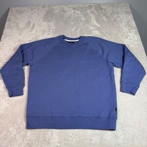 NWOT American Giant Mens Long Sleeve Crew Neck Sweatshirt M Purple Periwinkle